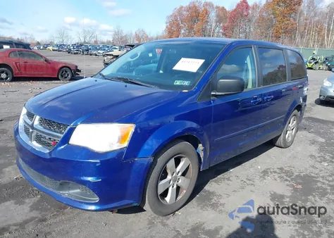 2013 Dodge Grand Caravan Se from USA, damaged, VIN 2C4RDGBG9DR791834